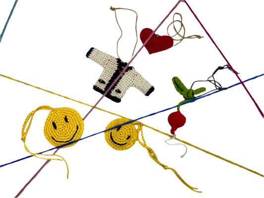 CROCHET BAG CHARMS